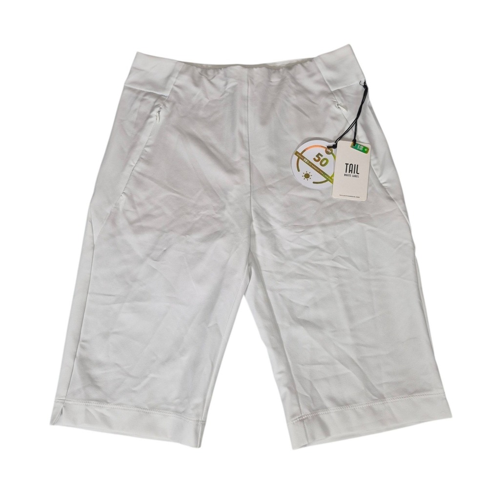 Tail White Label Women Chalk Clean Front‎ Pieced Back Waist Shorts Size 4 GG4825